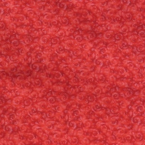 Red Tonal Quilting Fabric , Crystal Shine, Cotton by the yard