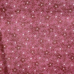 Cherry Red Floral  Cotton Fabric, Tiny flowers, Benartex,  by the Half Yard ,Continuous Cuts, Home Decor ,Quilting , Sewing,