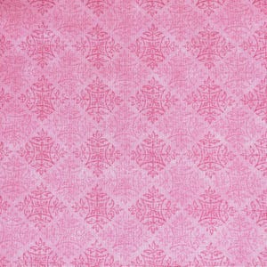 Pink Medallions Cotton Fabric, In bloom by Wilmington Prints ,by the HALF YARD, Continuous Cuts, Nursery ,Quilting , Sewing,