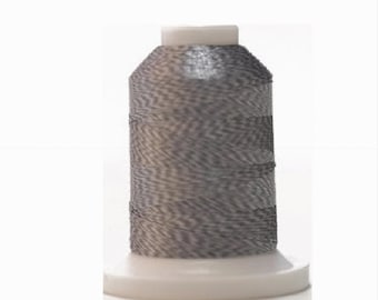 Robison-Anton Rayon Twisted Tweed Thread 40wt 640m Silvery Grey 79005