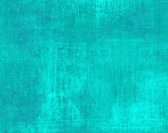 Dry Brush Cotton, Turquoise  Fabric, Wilmington,  by the yard,