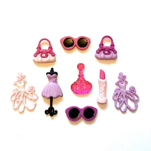 Let’s Shop Button Pack, Dress it up, Fashion Pack