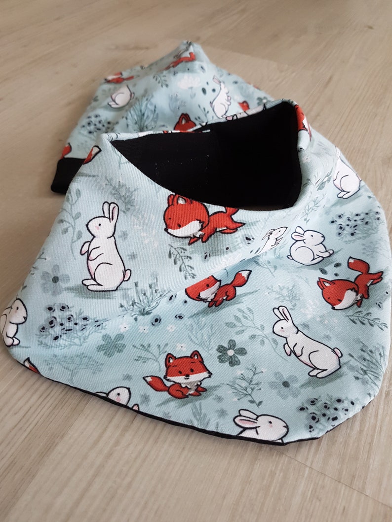 Baby Set Spring FUCHS and HASE Pumphose Co-wax Moose Beanie Hat /& Neckerchief Size 50-104
