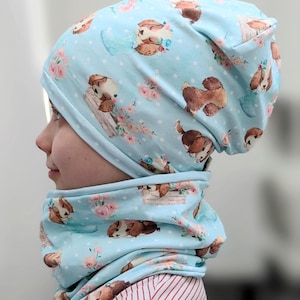 Le printemps arrive ! Bandeau et élastique pour cheveux pour chien, bonnet mignon pour filles et enfants, tailles 42-56 cm.