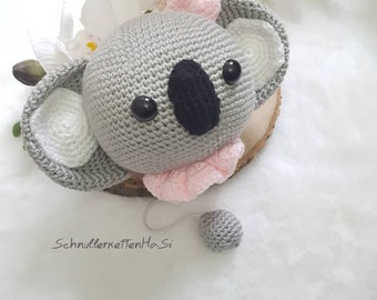 horloge musicale | Boîte à musique Koala | cadeaux bébé au crochet | Cadeaux de naissance | petite fille | Koala animal au crochet