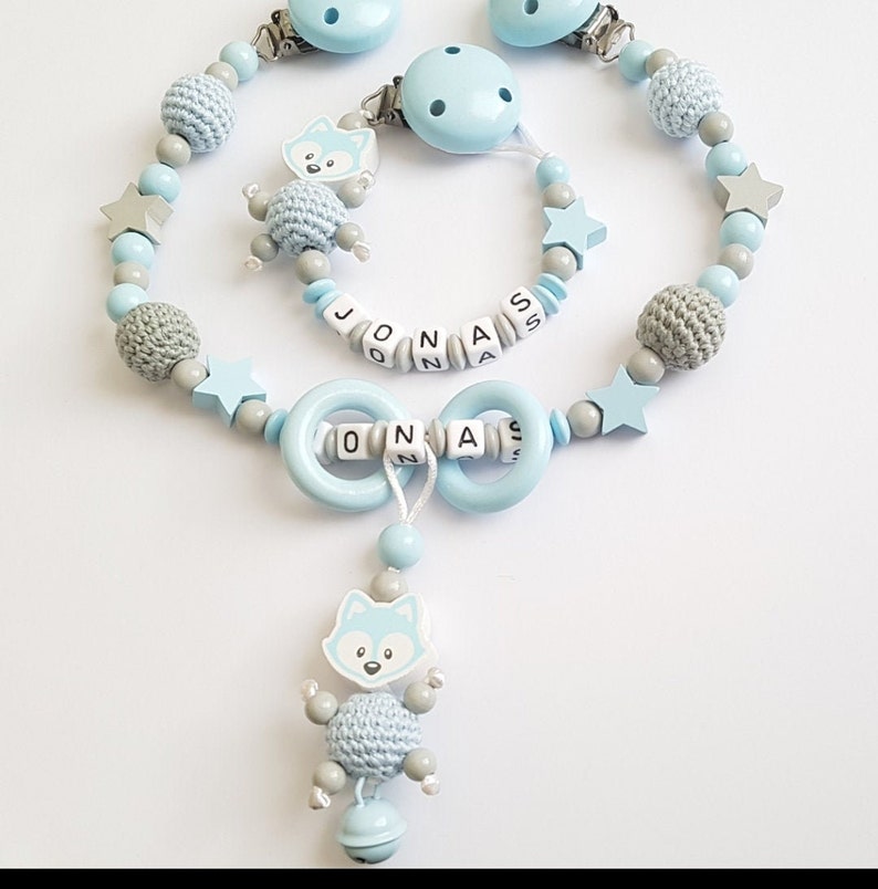 stroller chain+pacifier chain set