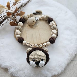 Kinderwagenkette Löwe, Kinderwagenkette personalisiert