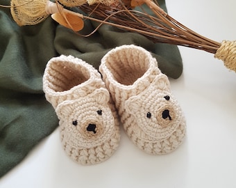 Knitted baby shoes 0-6 months | Newborn Shoes | Baby socks