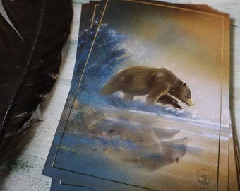 Postkarte "Bring back the wild"  Bären