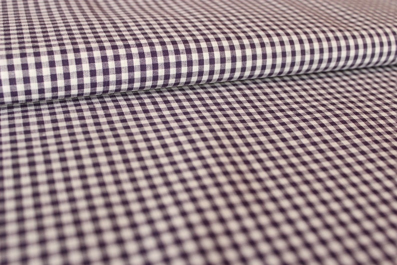 violet 10 cm cotton plaid checkered 1 mm
