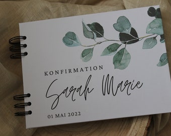 Guest book for confirmation/communion, personalized