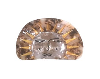 Pinza para el pelo Yoga Sun, rayos de sol para tu práctica de yoga, regalo para los amantes del yoga