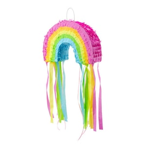 Pinata arc-en-ciel remplie pour les anniversaires d&#39;enfants, décorations de fête arc-en-ciel, fête licorne, décorations de fête arc-en-ciel, souvenirs