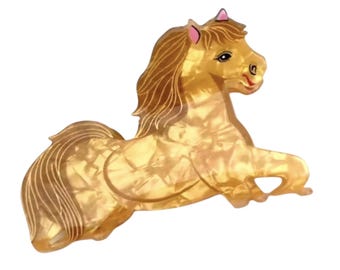 Pinza para el pelo, pinza para el pelo para caballo, poni