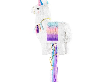 Befüllte Lama Pinata für den Kindergeburtstag, mit hochwertigen Süßigkeiten befüllte Pinata