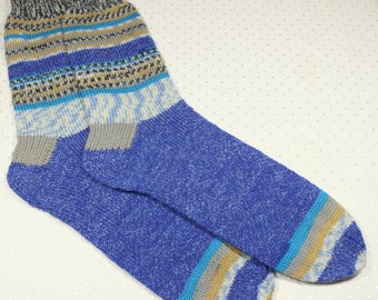 Taille des chaussettes tricotées à la main. 40/41 (SO644)