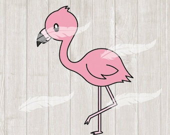 Flamingo Plotterdatei SVG DXF Download