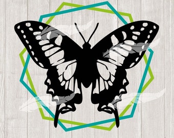 Frühling Schmetterling Plotterdatei SVG DXF Download