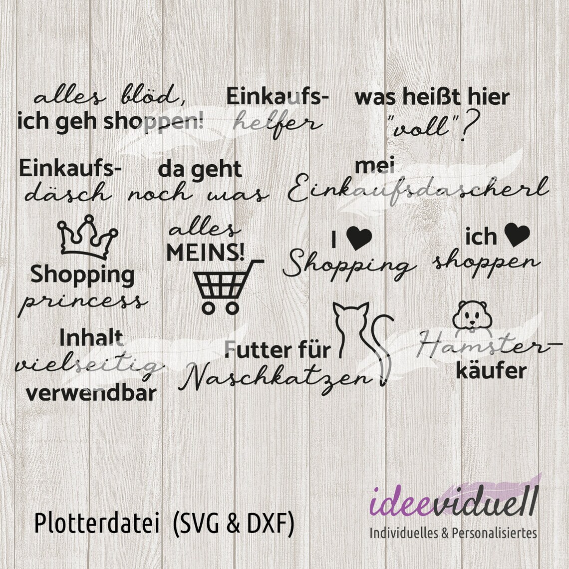 Einkaufssprüche Einkaufen Shopping Sprüche Spruch Schriftzüge Etsy.de