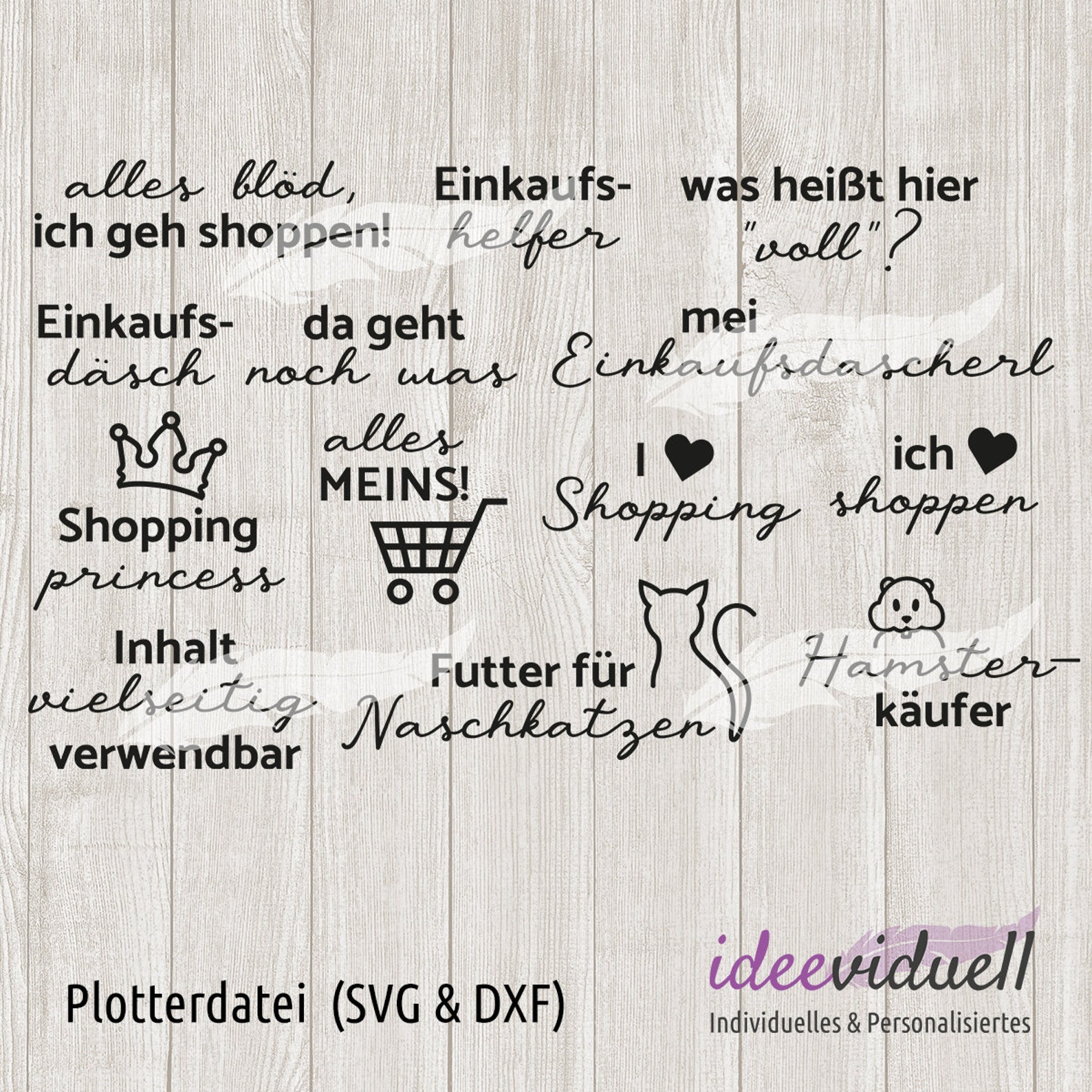Einkaufssprüche Einkaufen Shopping Sprüche Spruch Schriftzüge Etsy.de