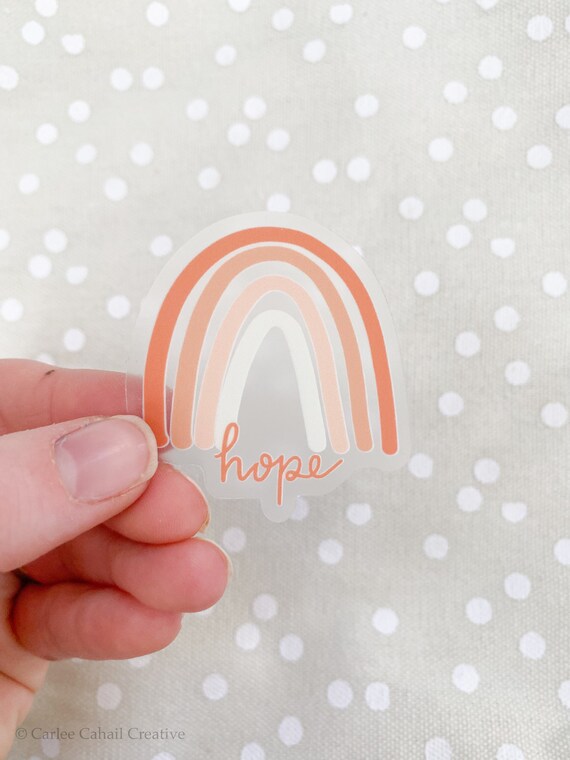 Hope Rainbow Sticker