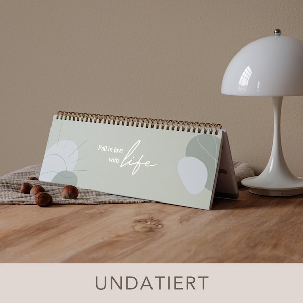 kind of hazel Tischkalender undatiert - Khaki