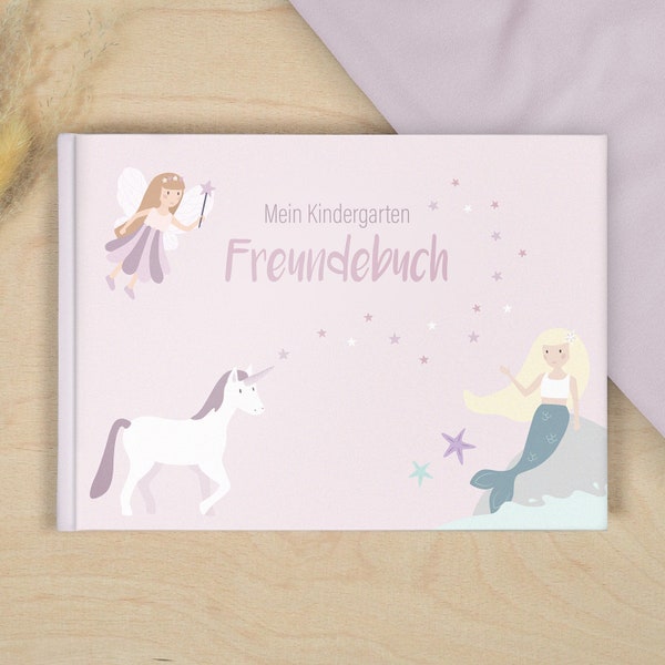 Kindergarten Freundebuch "Meine Freunde" - Feenwelt