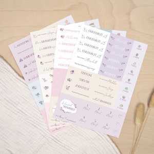 Sticker Set "Schwangerschaft" - Rosa