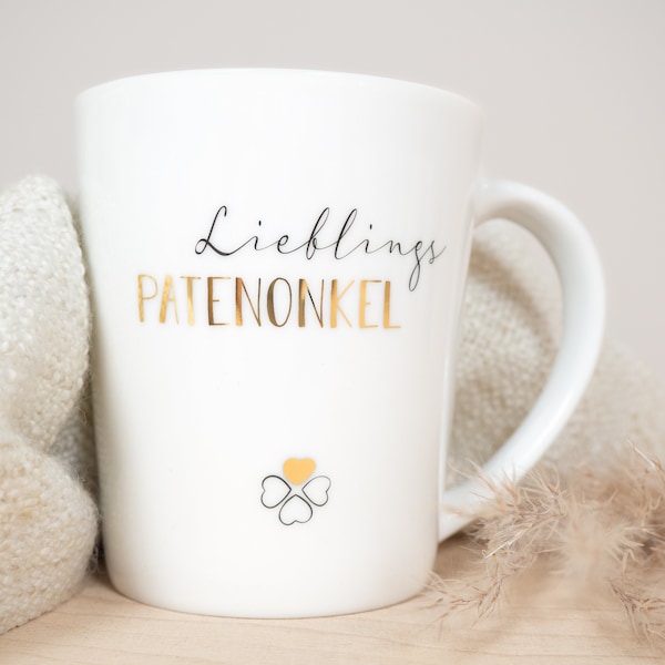 Porzellan Becher "Lieblings Patenonkel"