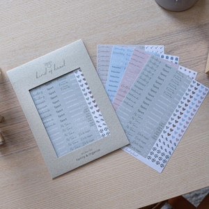 kind of hazel family planner 2024 Mit Sticker