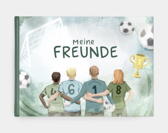 Freundebuch Grundschule - Fußball