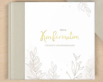 Gästebuch "Meine Konfirmation" - Beige