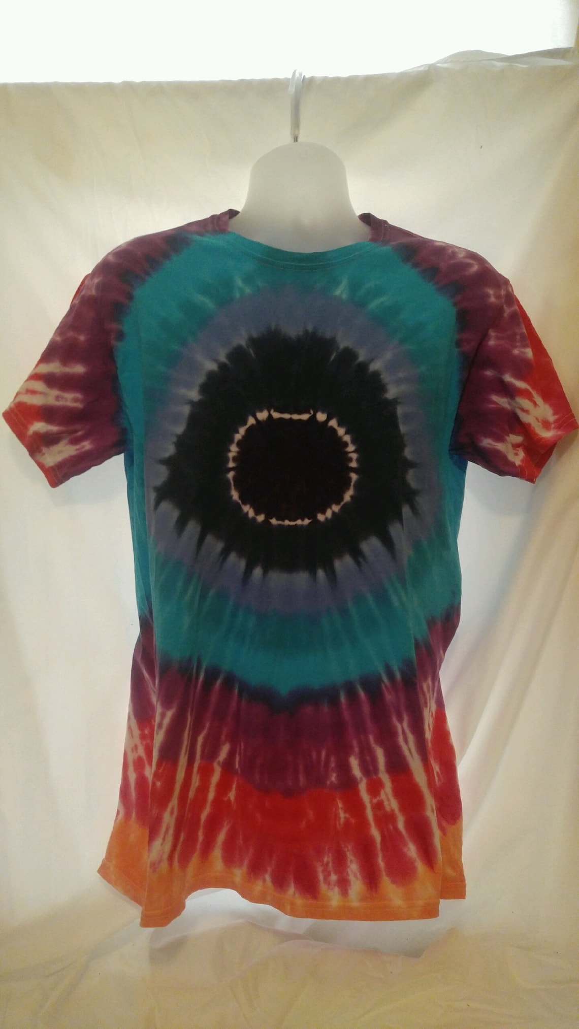 BULLSEYE TIE DYE medium cotton tshirt Etsy