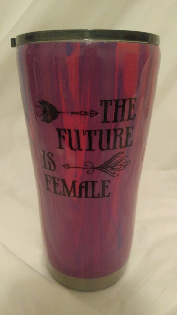 Female Future Tumbler Purple 20 Oz Decorated Stainless Steel Etsy