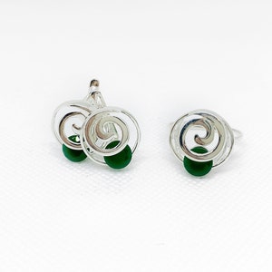 Kazakh handmade silver jewelry set