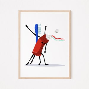 Zahnarztpraxis Kunst Digitale Datei Zahnarzt Geschenk Zahnpraxis Dekor Mundhygieniker Geschenk Zahnpasta Kinder Zahnarzt Zahnbürste Mundgesundheit