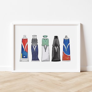 Zahnpasta Art Print - Lustige Zahnpflege | Zahnarzt Büro Dekor | Mint To Be? | Digitaler Download