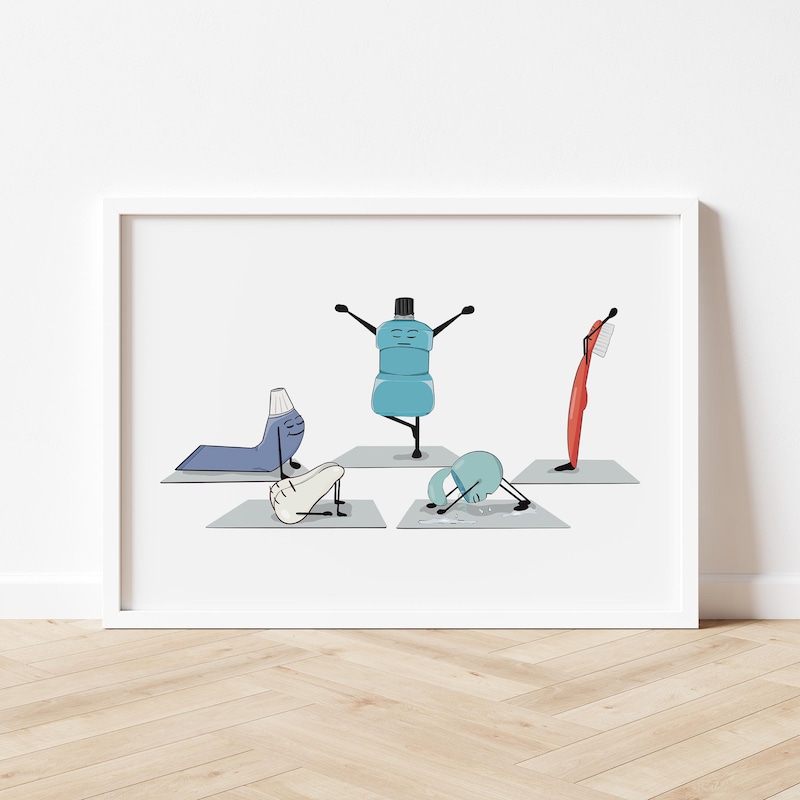 Yoga Office Decor Etsy