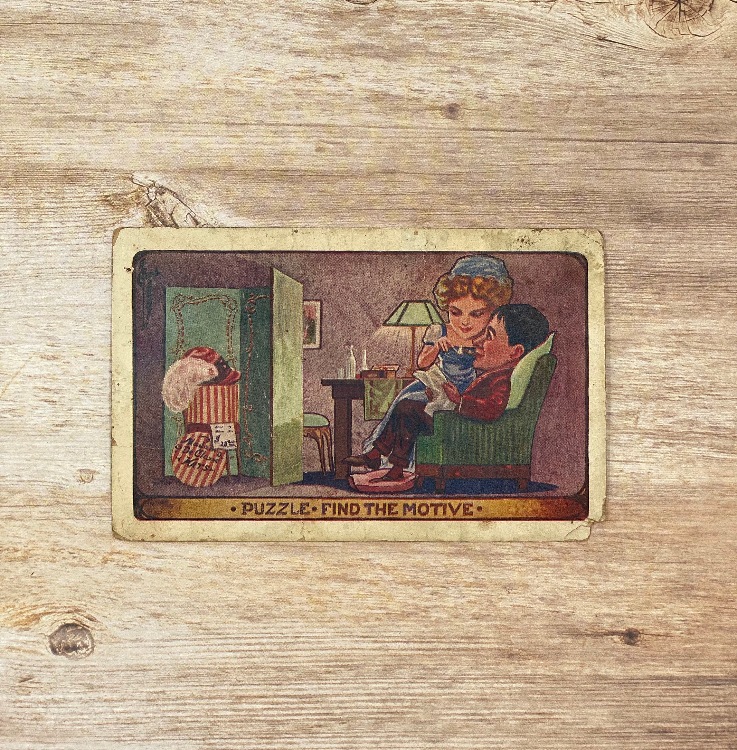 Antique 1915 Funny Lovers Postcard Antique Vintage Post - Etsy Antique 1915 Funny Lovers Postcard Antique Vintage Post - Etsy
