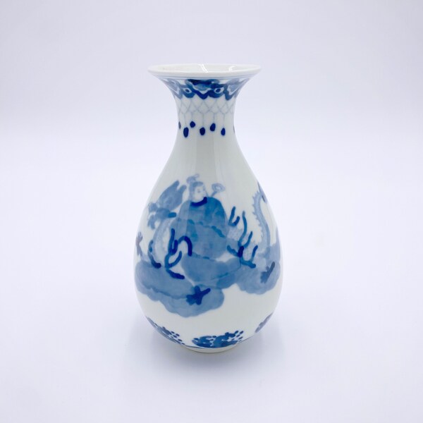 Small Blue Vase Etsy