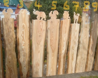 Artificial fence as a decorative fence.