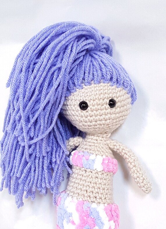 purple mermaid doll