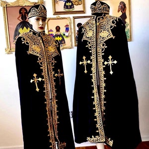 Black Ethiopian Kaba / Eritrean Kaba / Kabba / Wedding Kaba / Burgundy Kaba / Mels Kaba / Melsi Kaba / 3 - 5 weeks to deliver
