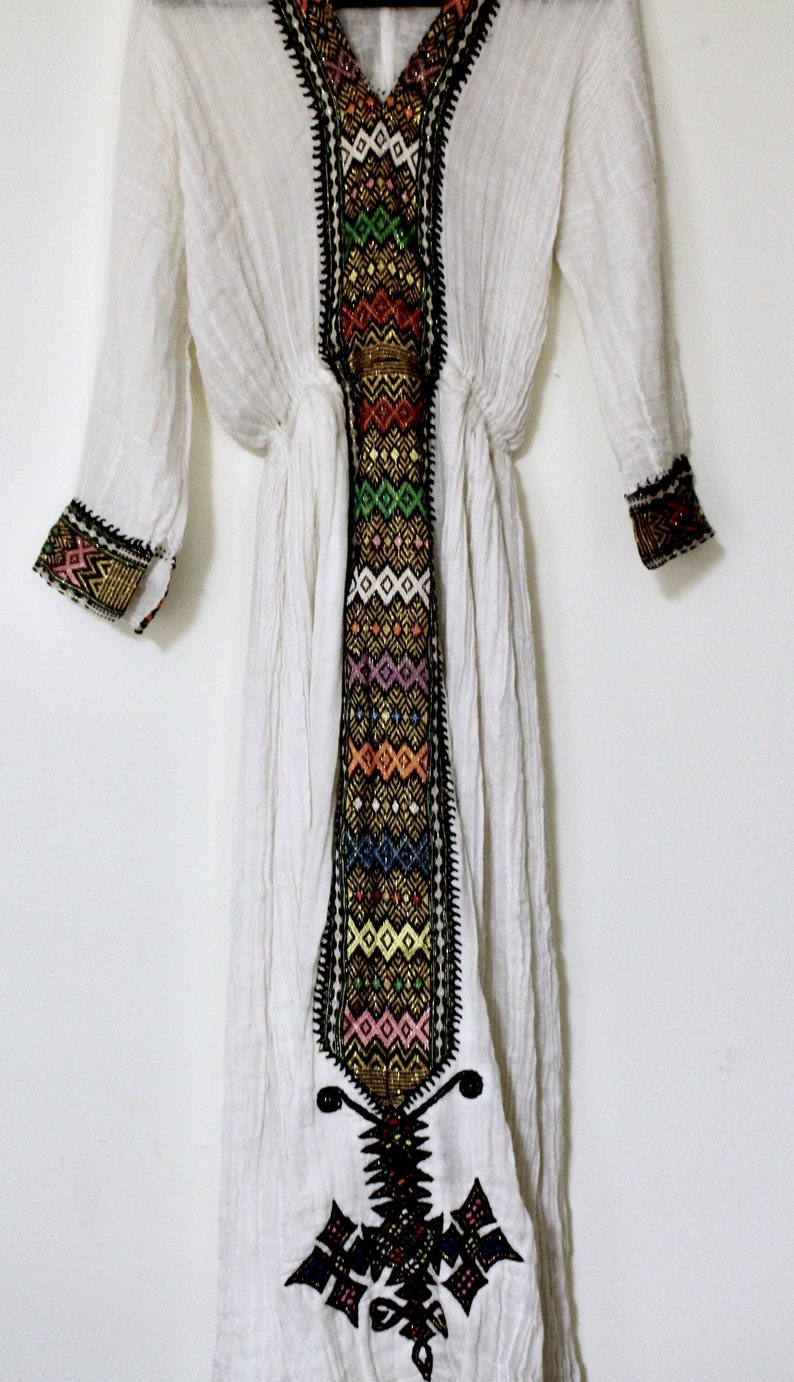 Ethiopian traditional dress Eritrean Dress Modern Habesha Kemis Zuria custom order Any Color 3-5 weeks to deliver