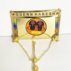 Ethiopian Jewelry Set / Eritrean Jewelry Set / African Jewelry Set / Habesha jewelry / Ethiopian wedding Jewelry / African Wedding Gift /
