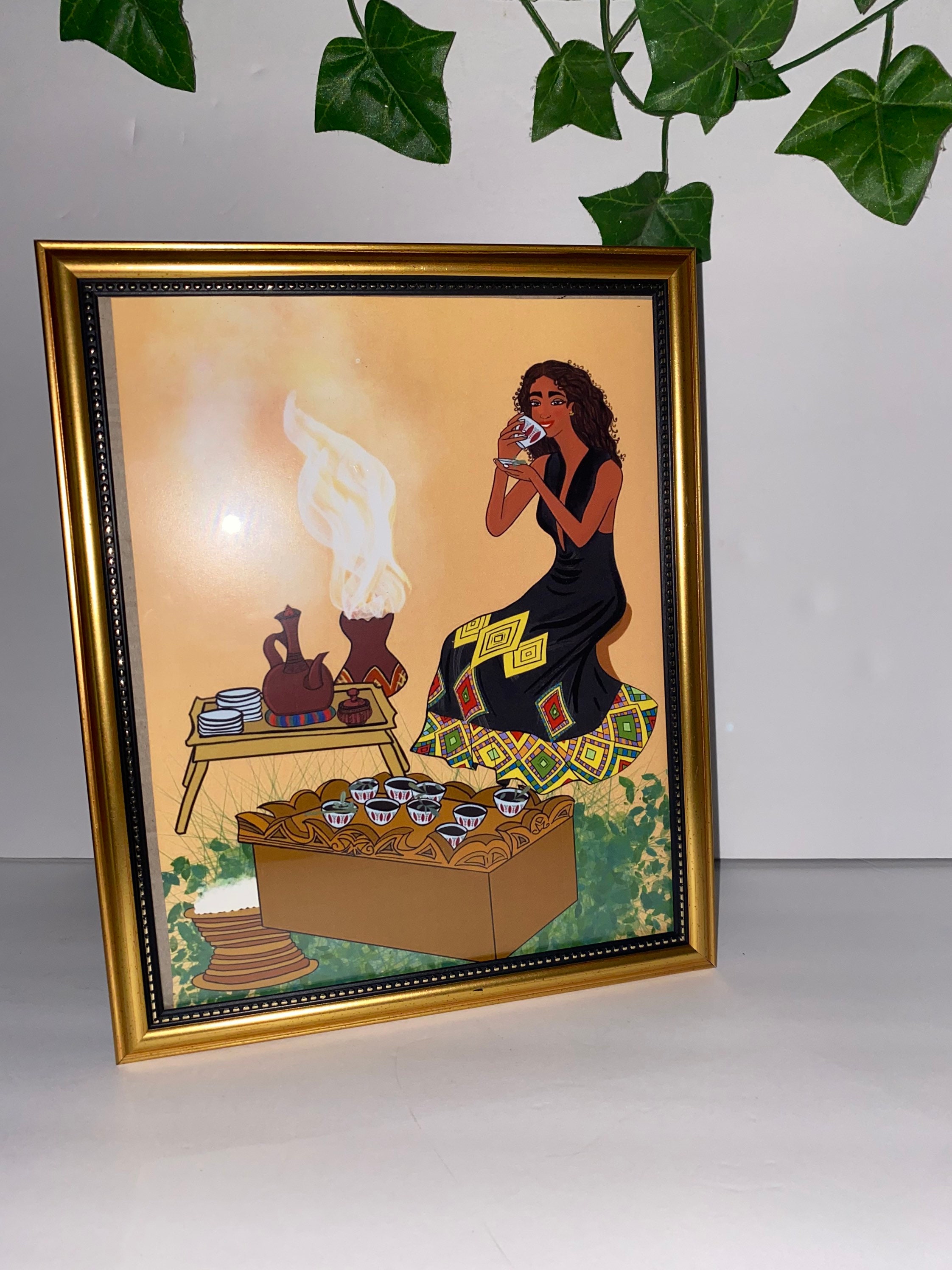 Arte etíope / Arte eritreo / Decoración etíope / Habesha kemis Etsy