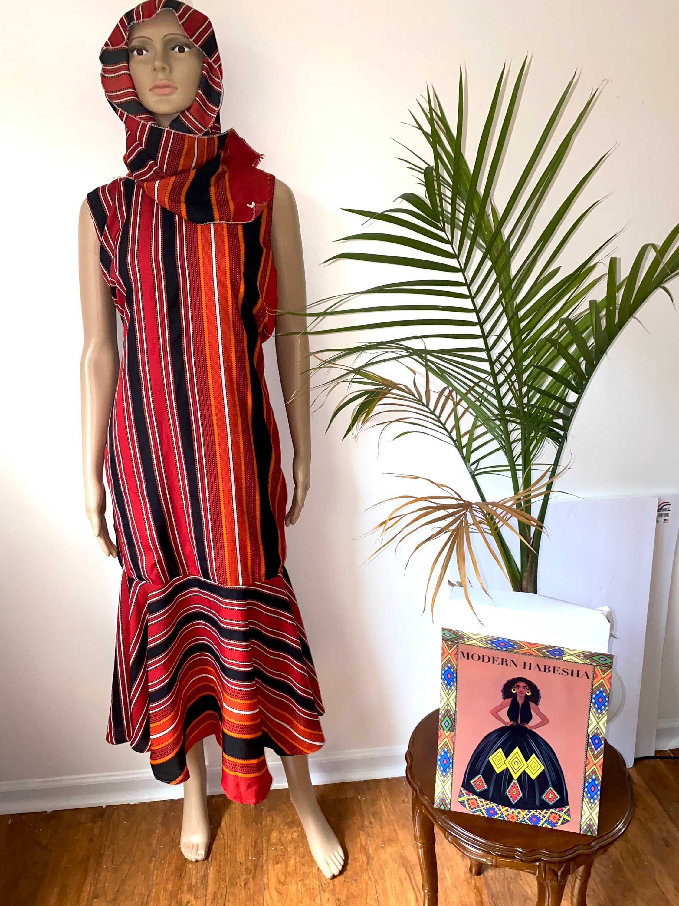 Afar Dress / Ethiopian Traditional Dress / Eritrean Dress / Habesha