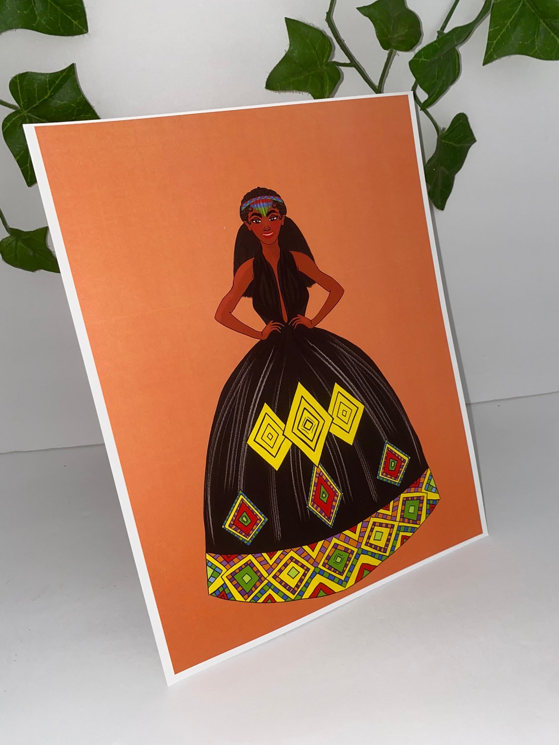 Ethiopian Art / Eritrean Art / Ethiopian Decor / Habesha Kemis Etsy UK