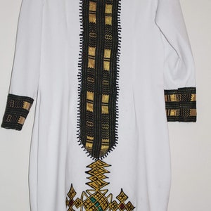 Ethiopian dress / Eritrean Dress / Modern Habesha Kemis / Zuria / Ethiopian graduation dress / custom order / 3 - 4 weeks to deliver