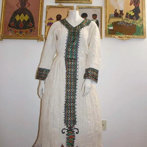 Ethiopian Traditional Dress / Eritrean Zuria / Modern Habesha Kemis / Habesha Wedding Dress / Custom-Made Order